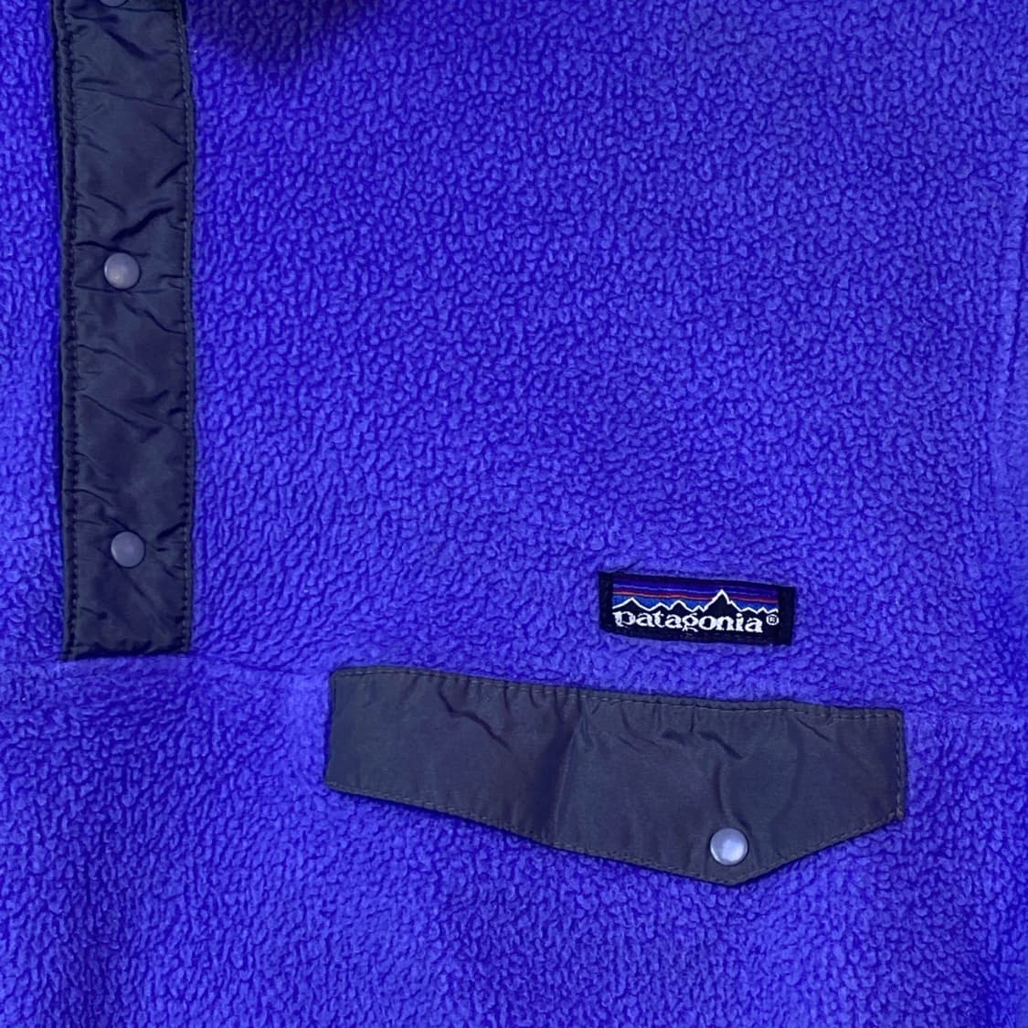 80s~90s USA 파타고니아 신칠라 스냅-T 퍼플 상품이미지2