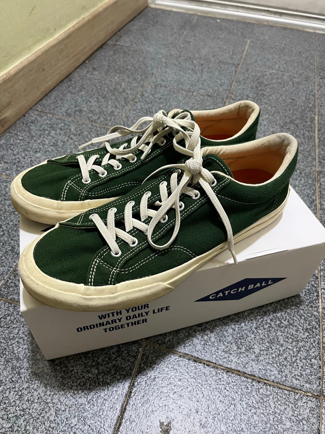 캐치볼 스니커즈 270 다크그린 상품이미지1