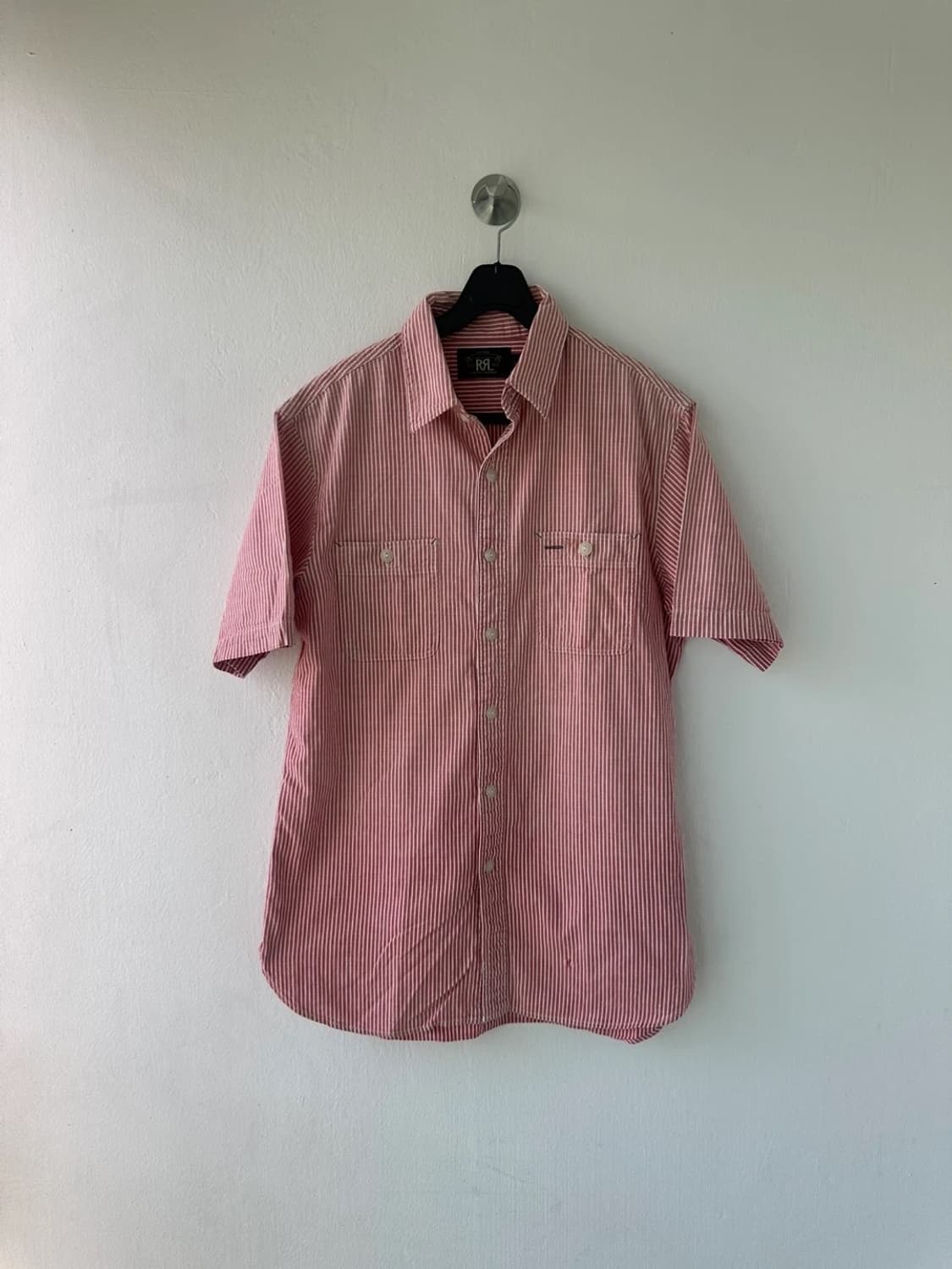 RRL 스트라이프 워크 셔츠 S 상품이미지1