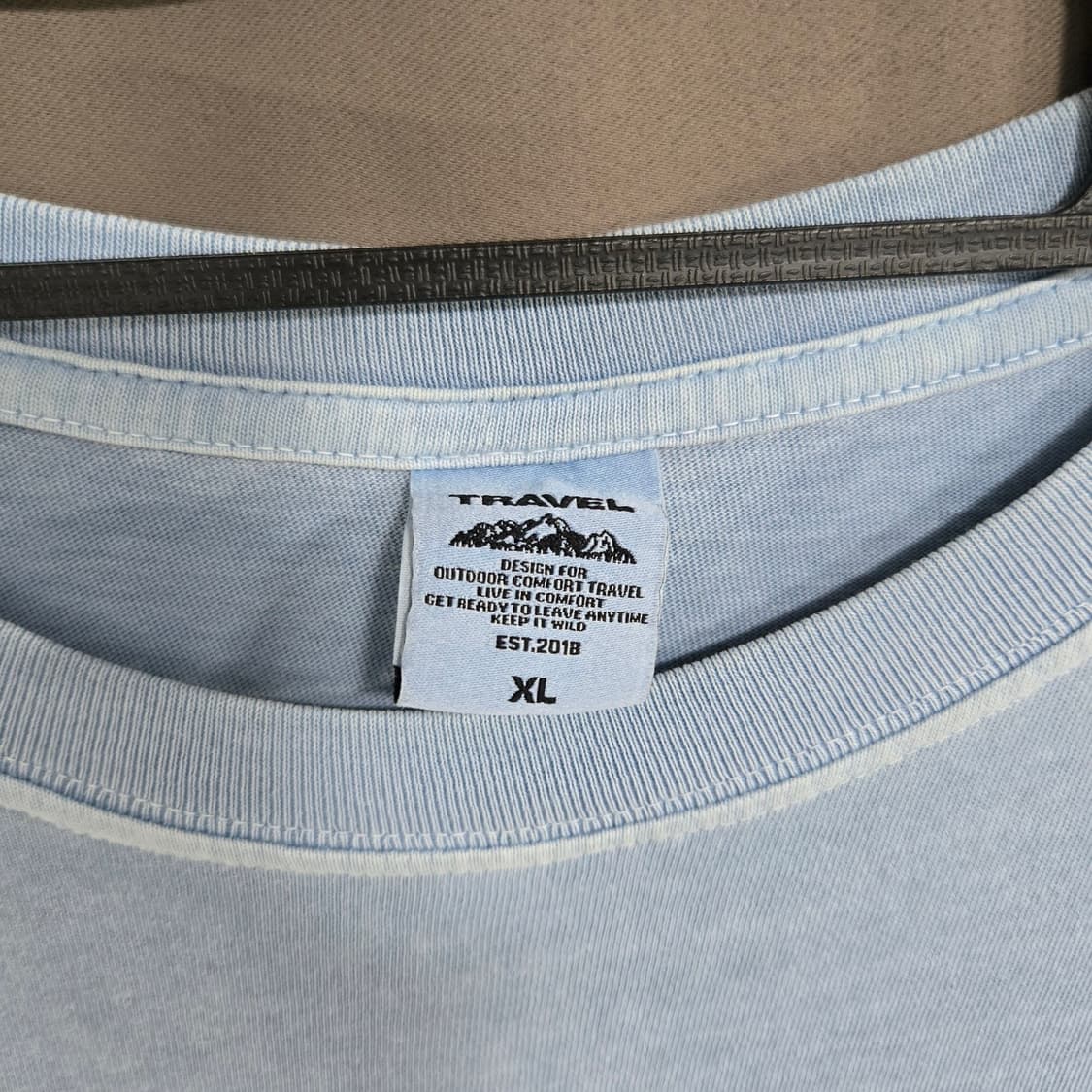 No.6 트래블 CITY ANGLER TRAVEL CO. 블루 하늘 반팔 상품이미지3