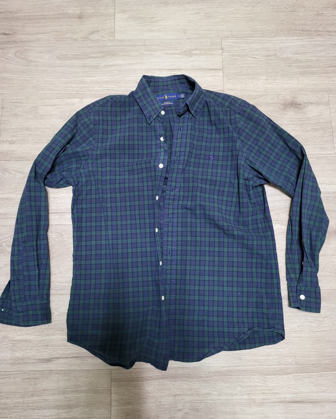 폴로 블랙와치 체크 셔츠 상품이미지1