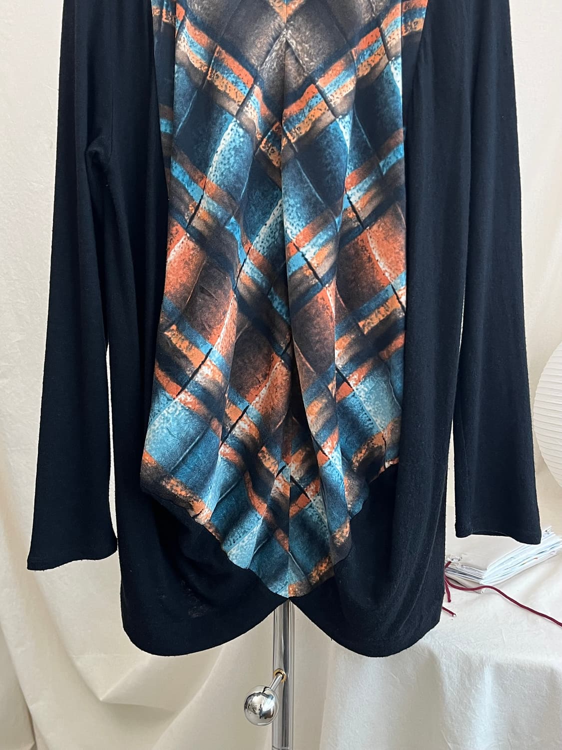 Atsuro Tayama Checked Knit Top 상품이미지4