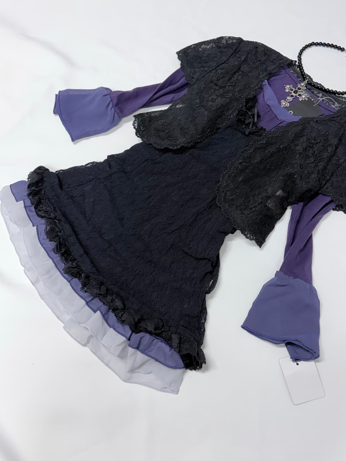 딥퍼플 고스 코디세트 3pcs (퍼플그레이 & 딥퍼플) 상품이미지7