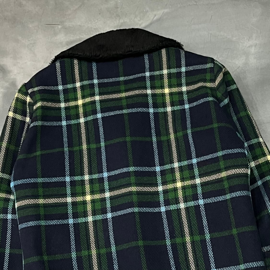  팬들턴 퍼카라 체크 코트 y15586 상품이미지5