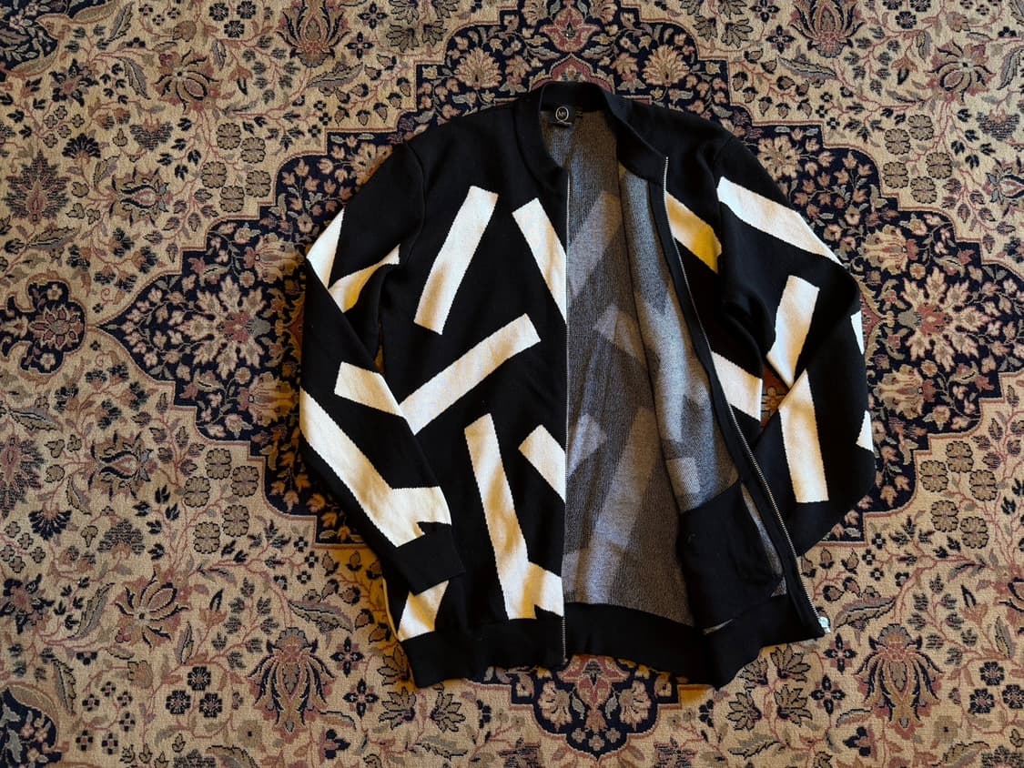 알렉산더 맥퀸 짚업 니트 블루종 100 상품이미지2