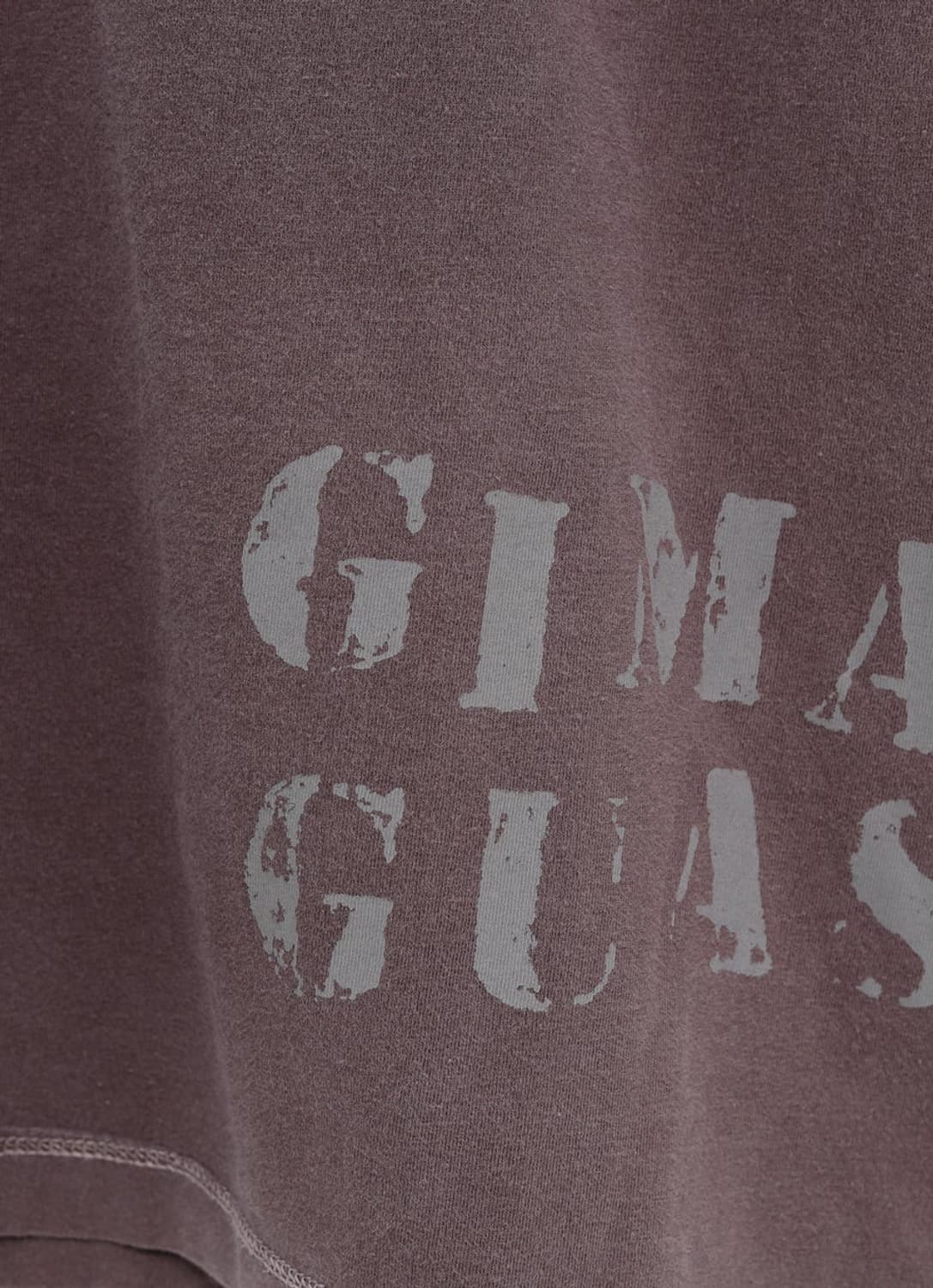 [M,L,XL]기마구아스 GIMA 로고 티셔츠/브라운 상품이미지3