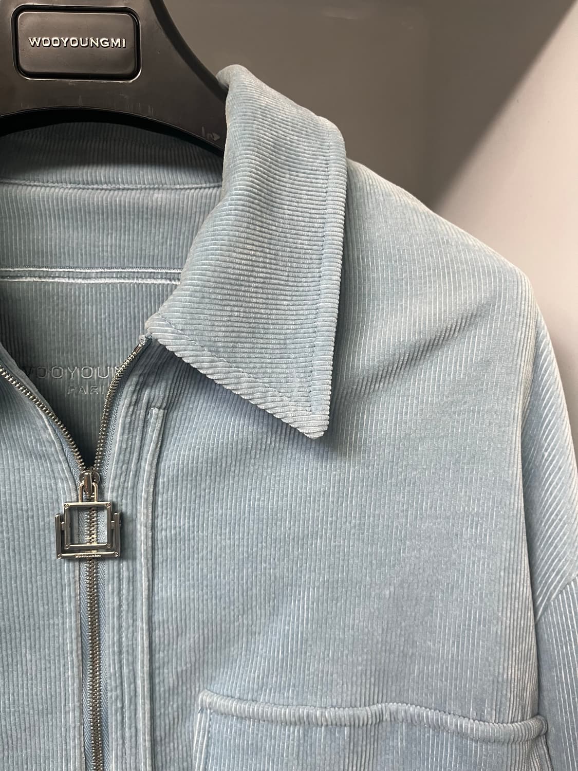 우영미 블루 코듀로이 점퍼 48사이즈 상품이미지3