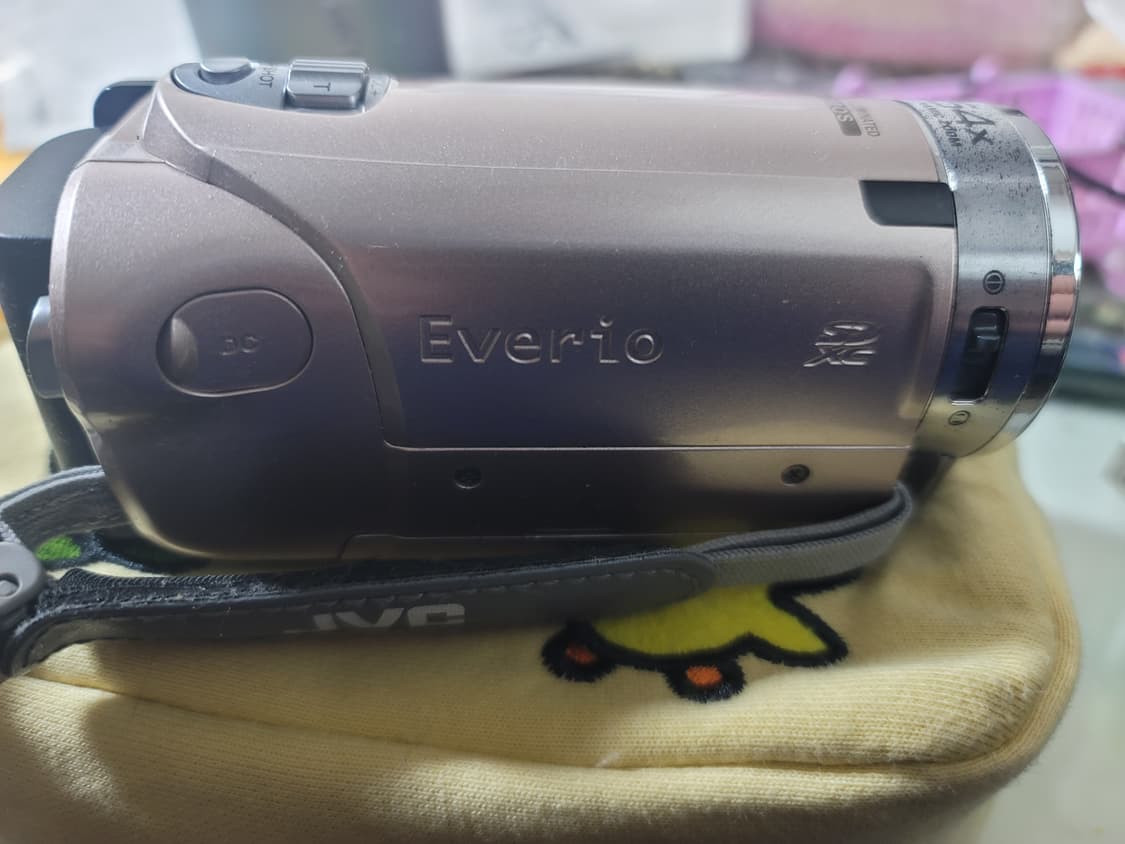 Jvc gz-265 빈티지 디카 캠코더 핑크골드 상품이미지3