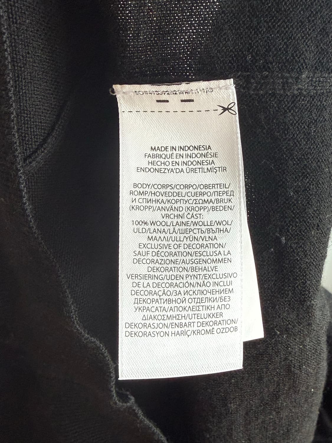 [M] Ralph Lauren Black Sweater 상품이미지3