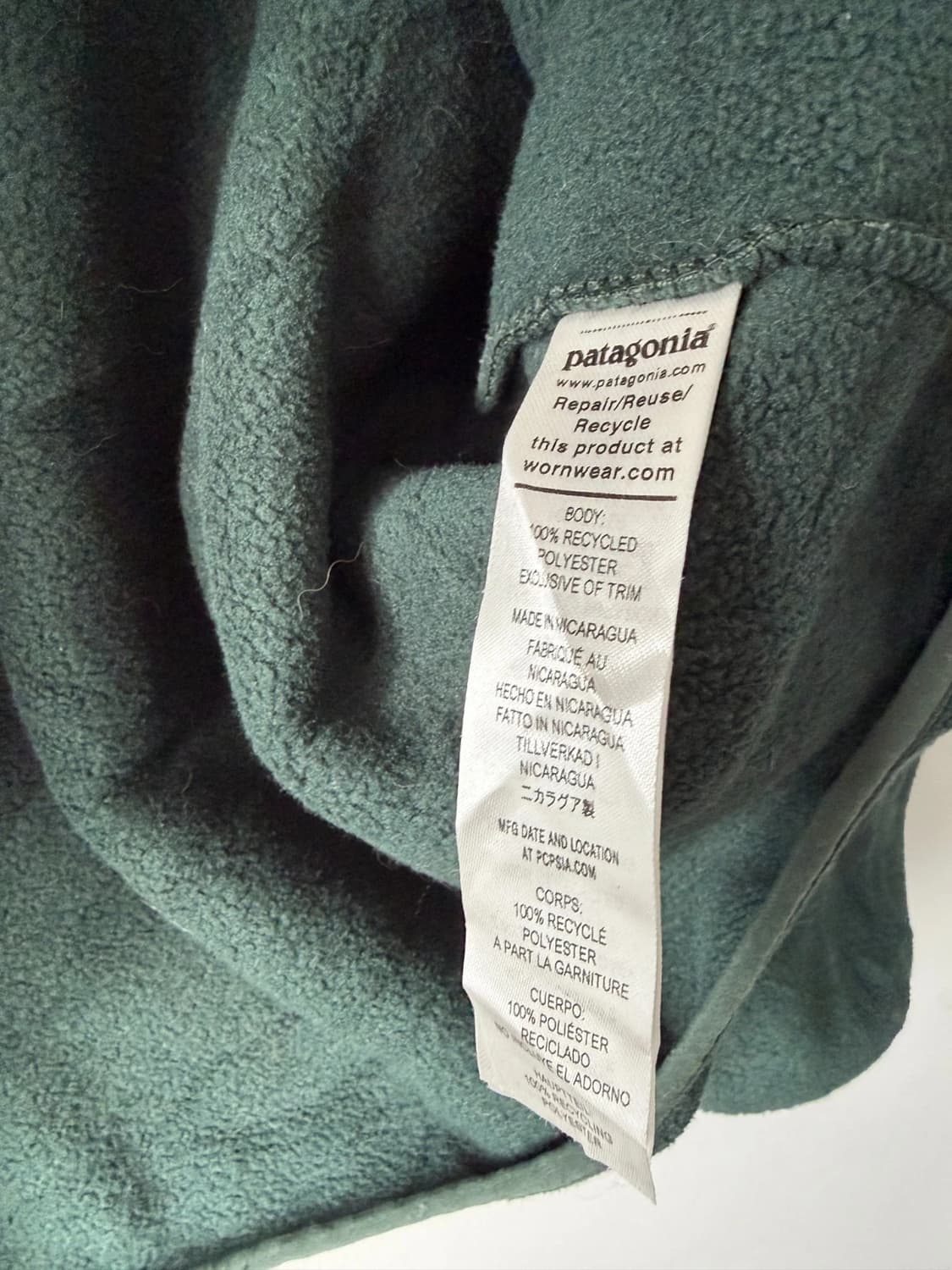 파타고니아 신칠라 스냅-T 딥그린 상품이미지4