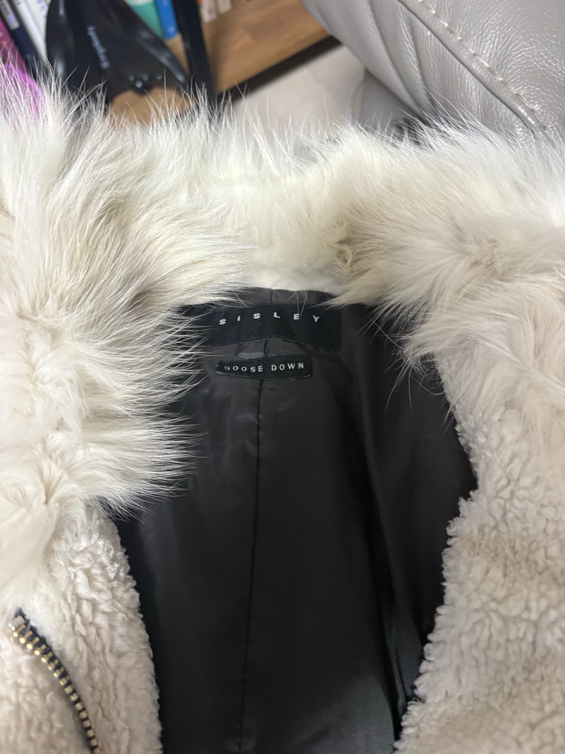 시슬리 구스다운 롱 야상 상품이미지2