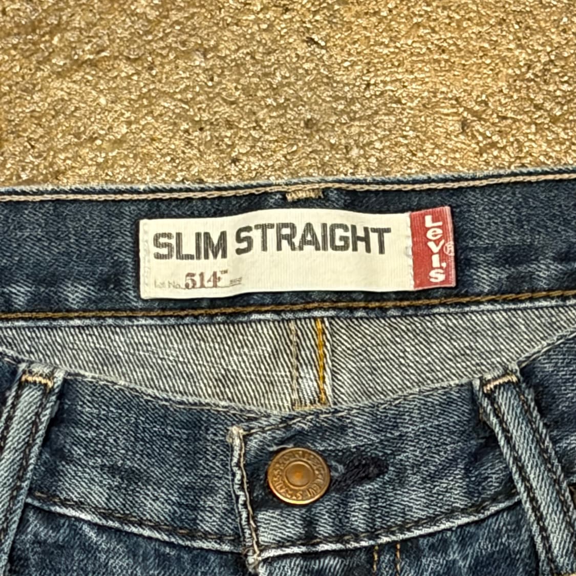 미국 빈티지 리바이스 514 슬림 스트레이트 청바지  상품이미지3