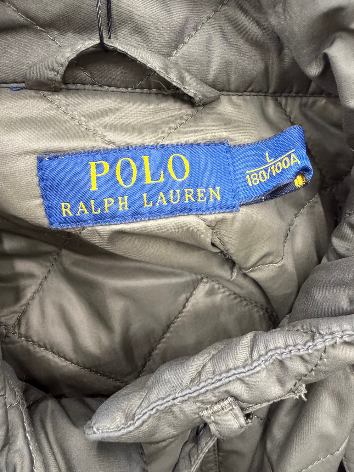 폴로 랄프로렌 퀼팅 자켓 카키 상품이미지6