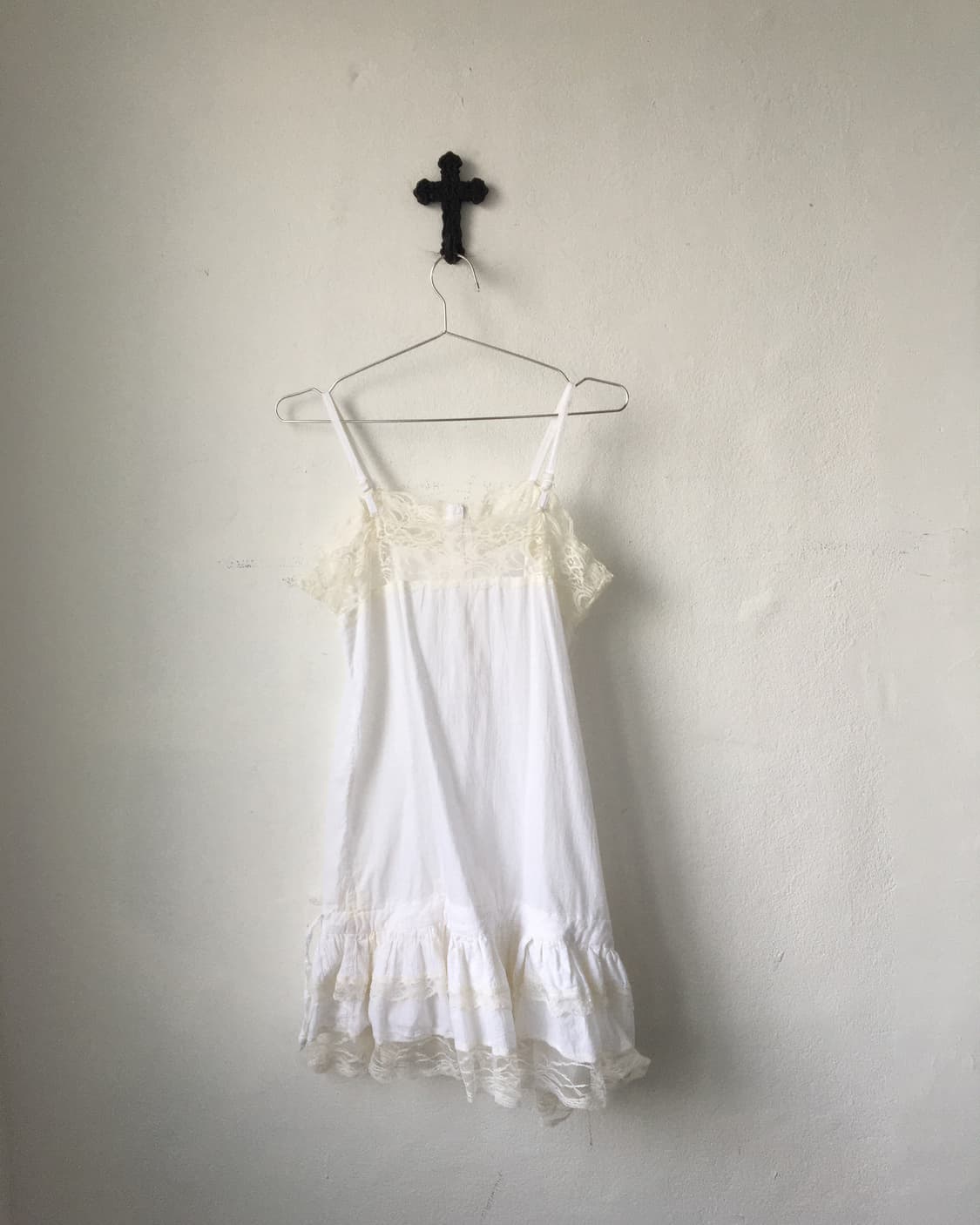Lace trimming sleeveless onepiece 상품이미지4