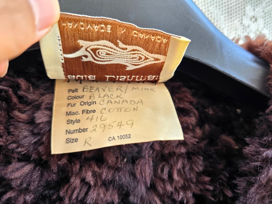 폴라 리슈만 (made in canada) 핸드메이드 비버와 밍크 상품이미지6