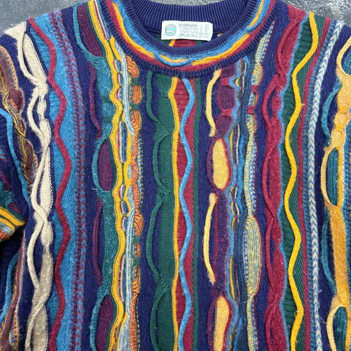 (90)쿠지맛케이블니트 상품이미지3