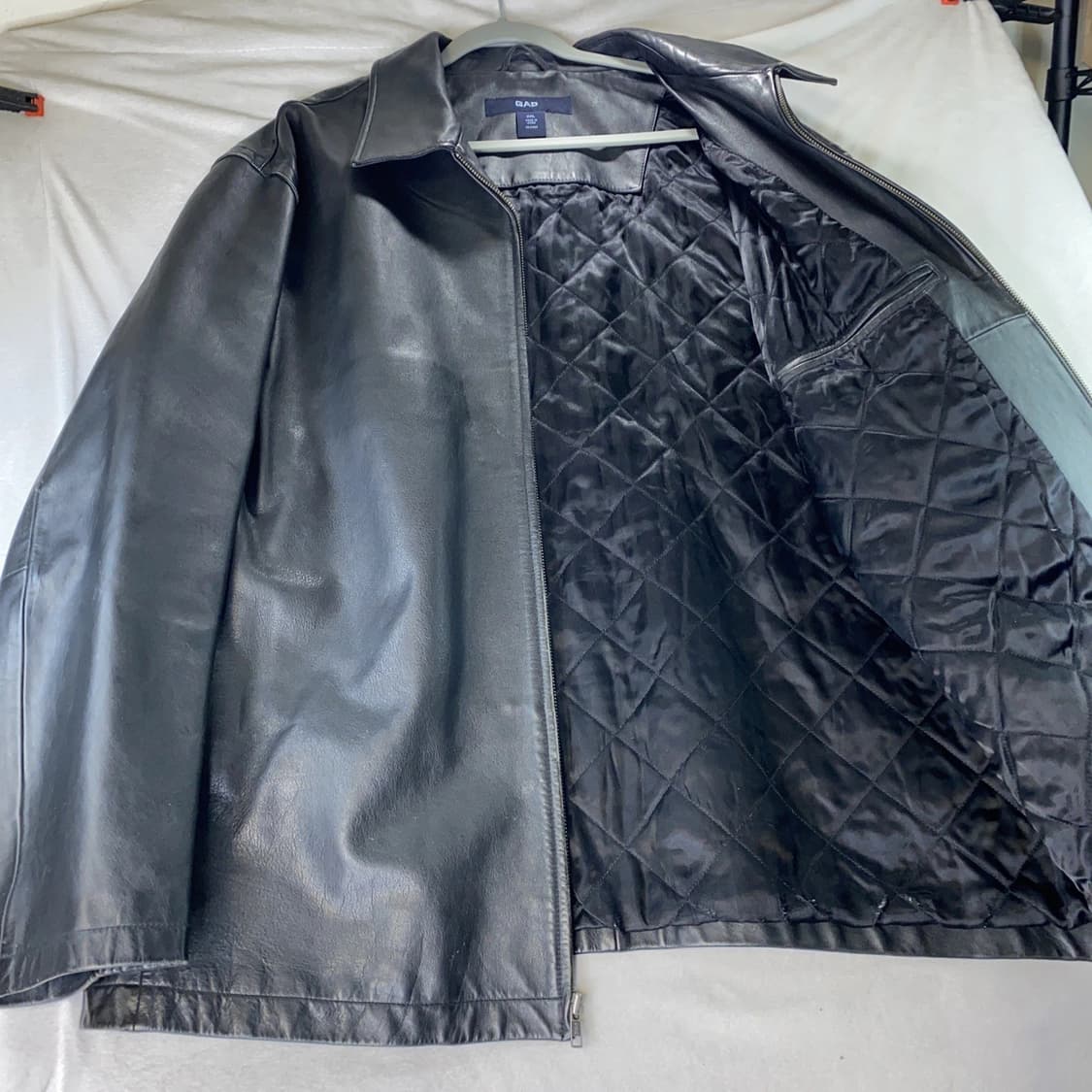 올드 갭 레더 집업 자켓 상품이미지2