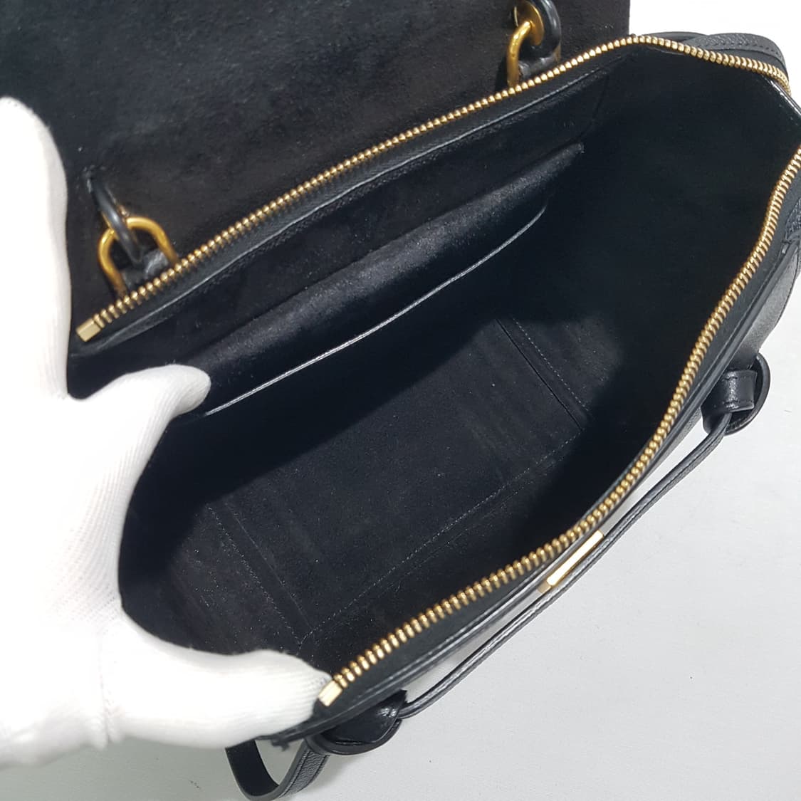 셀린느 마이크로 벨트백 블랙  상품이미지10