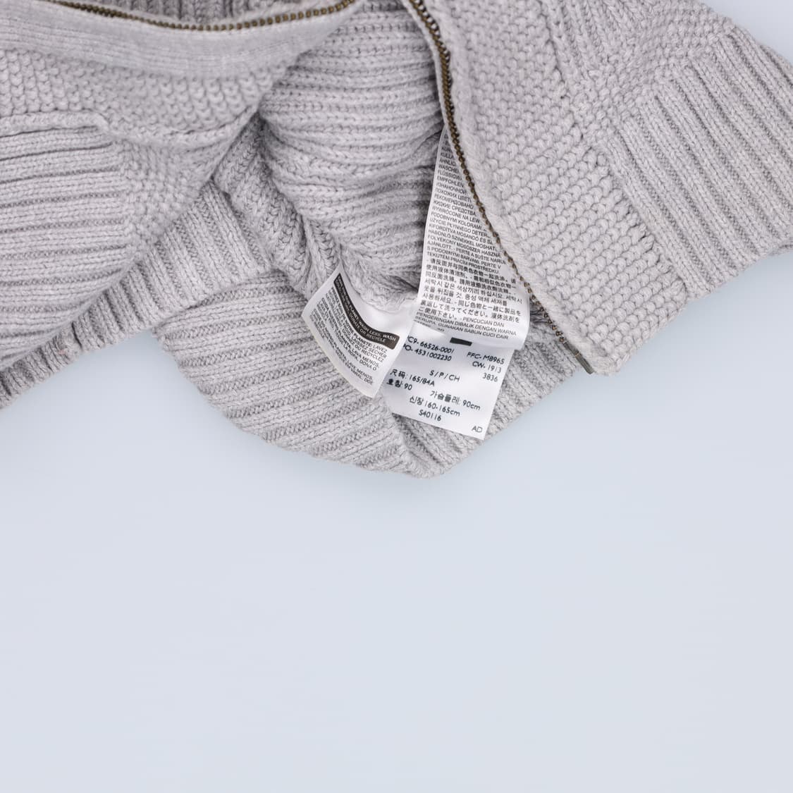 [S.P.CH] 리바이스 여성 숄카라 투웨이 니트집업 1103HR1 상품이미지6