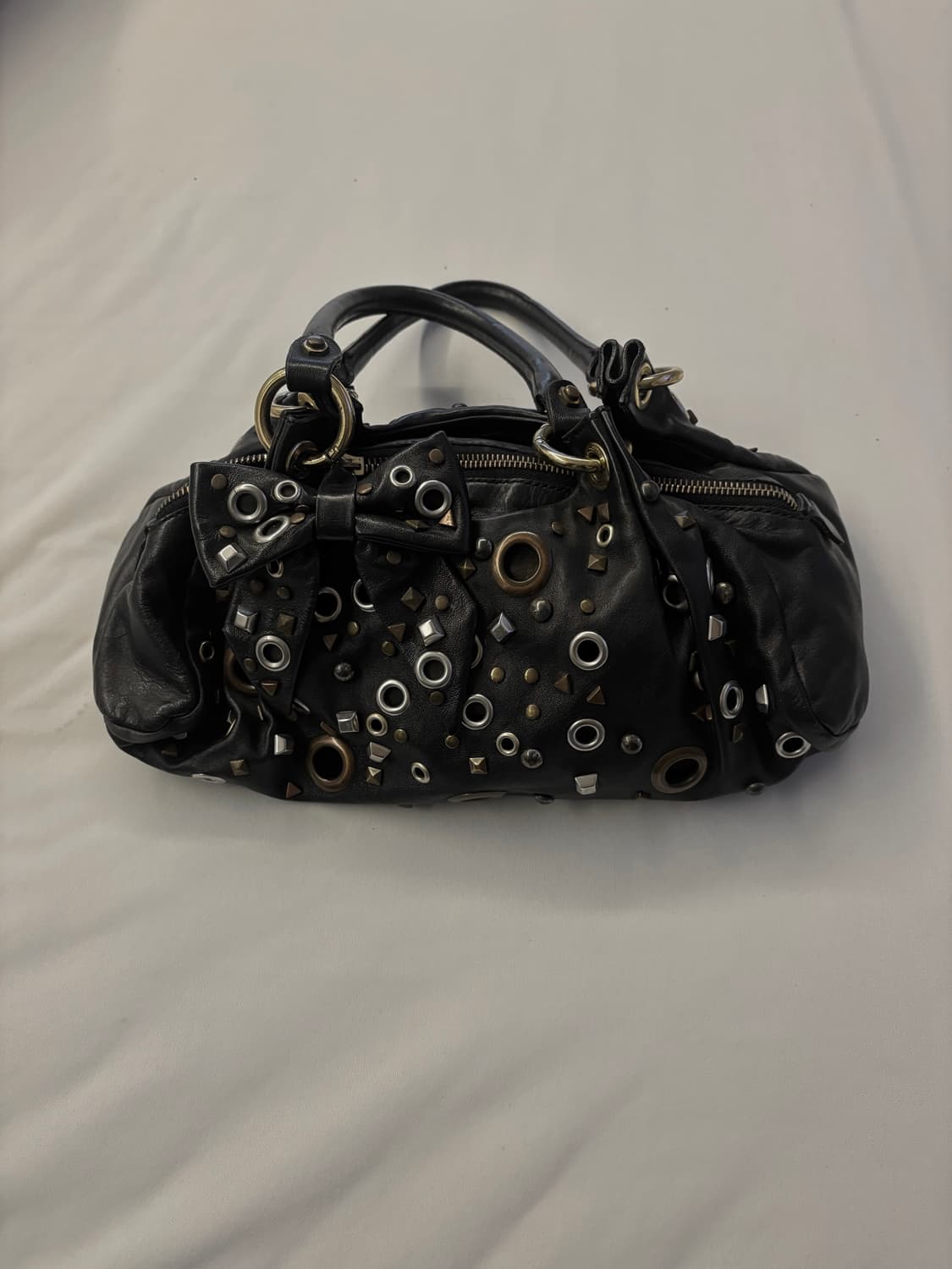 Moschino studded shoulder bag 상품이미지1