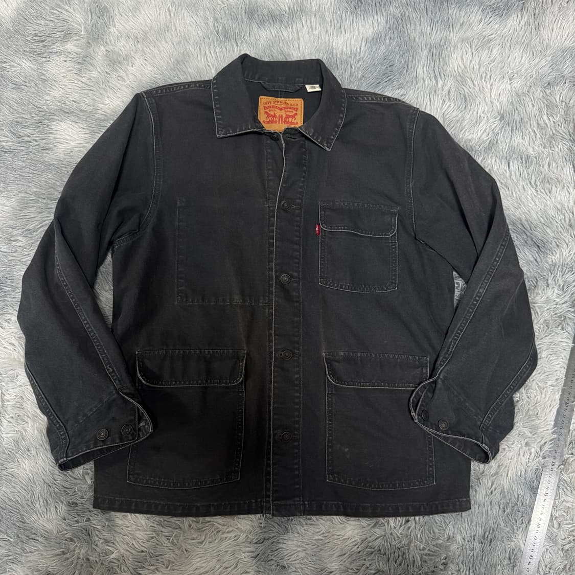 리바이스 흑청 워크자켓 M사이즈  상품이미지4