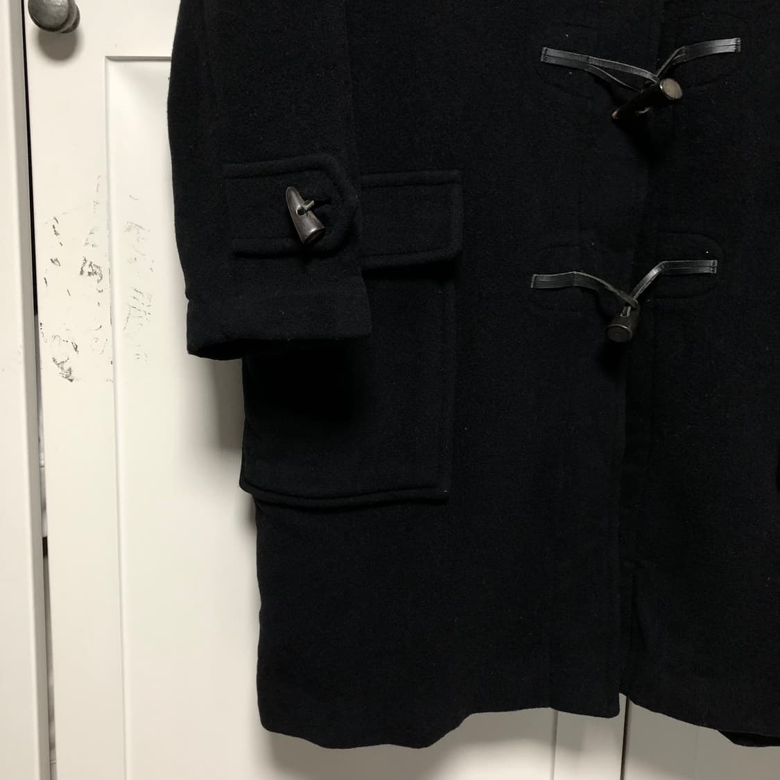 버버리 모직 체크 코트 프리미엄 버버리런던 떡볶이코트 상품이미지3