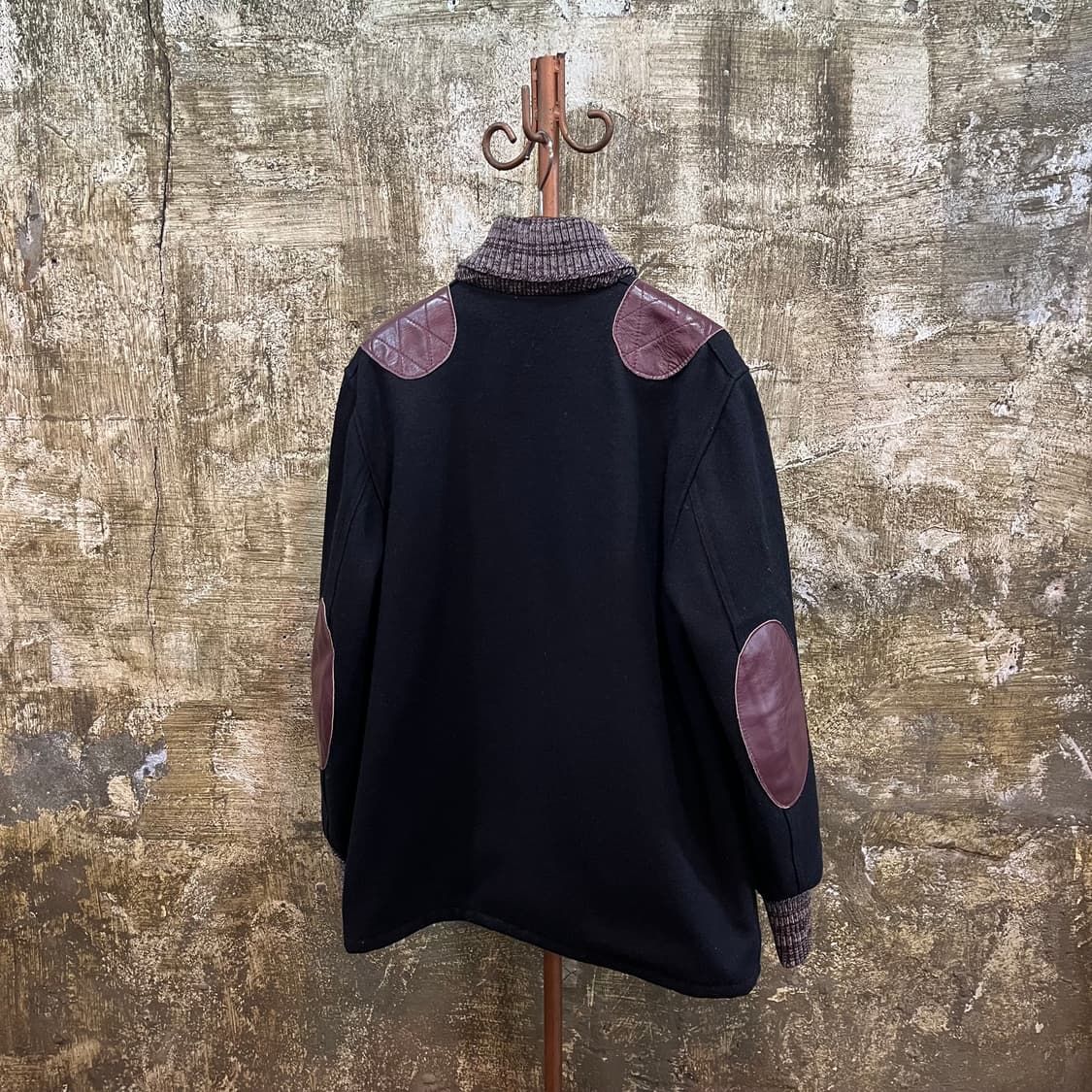 스쿠컴 SKOOKUM 모니탈리 별주 레더 울 자켓 상품이미지9