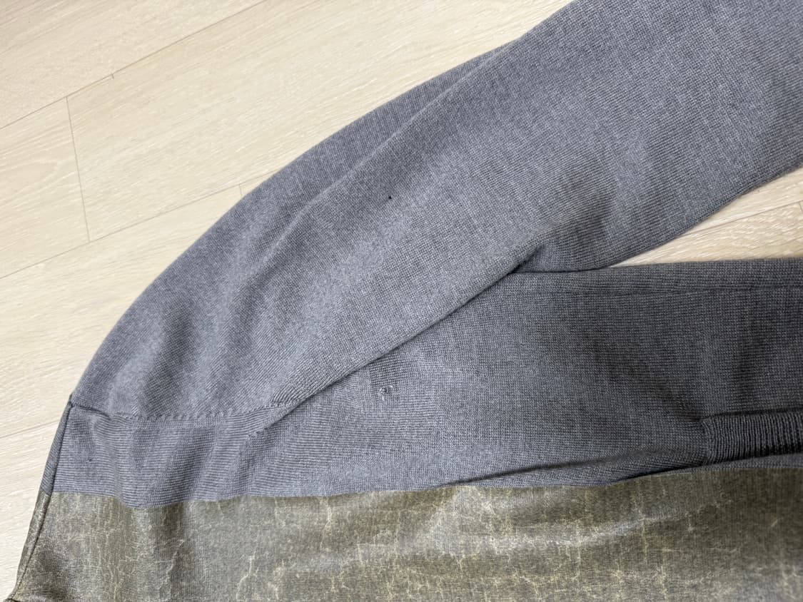 마르지엘라 레더 니트 집업 상품이미지5