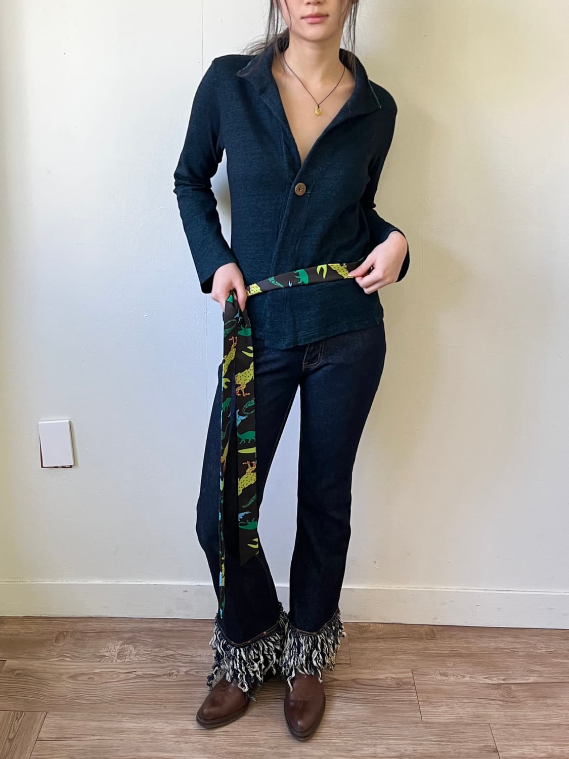 Pal'lasPalace 원버튼 가디건 상품이미지6