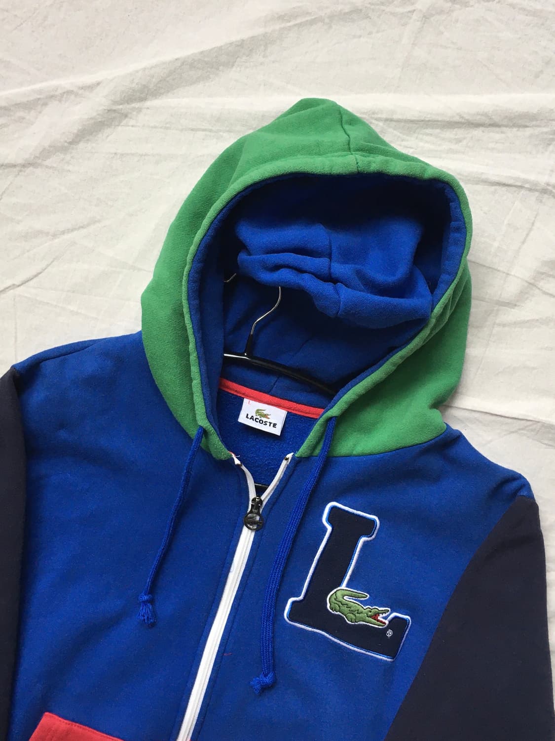 라코스테 배색 후드집업 상품이미지4
