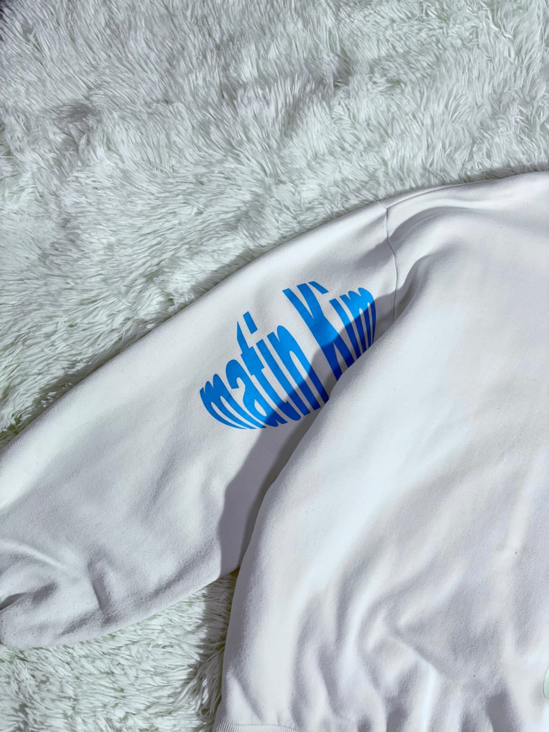 마땡킴 화이트 맨투맨  상품이미지6