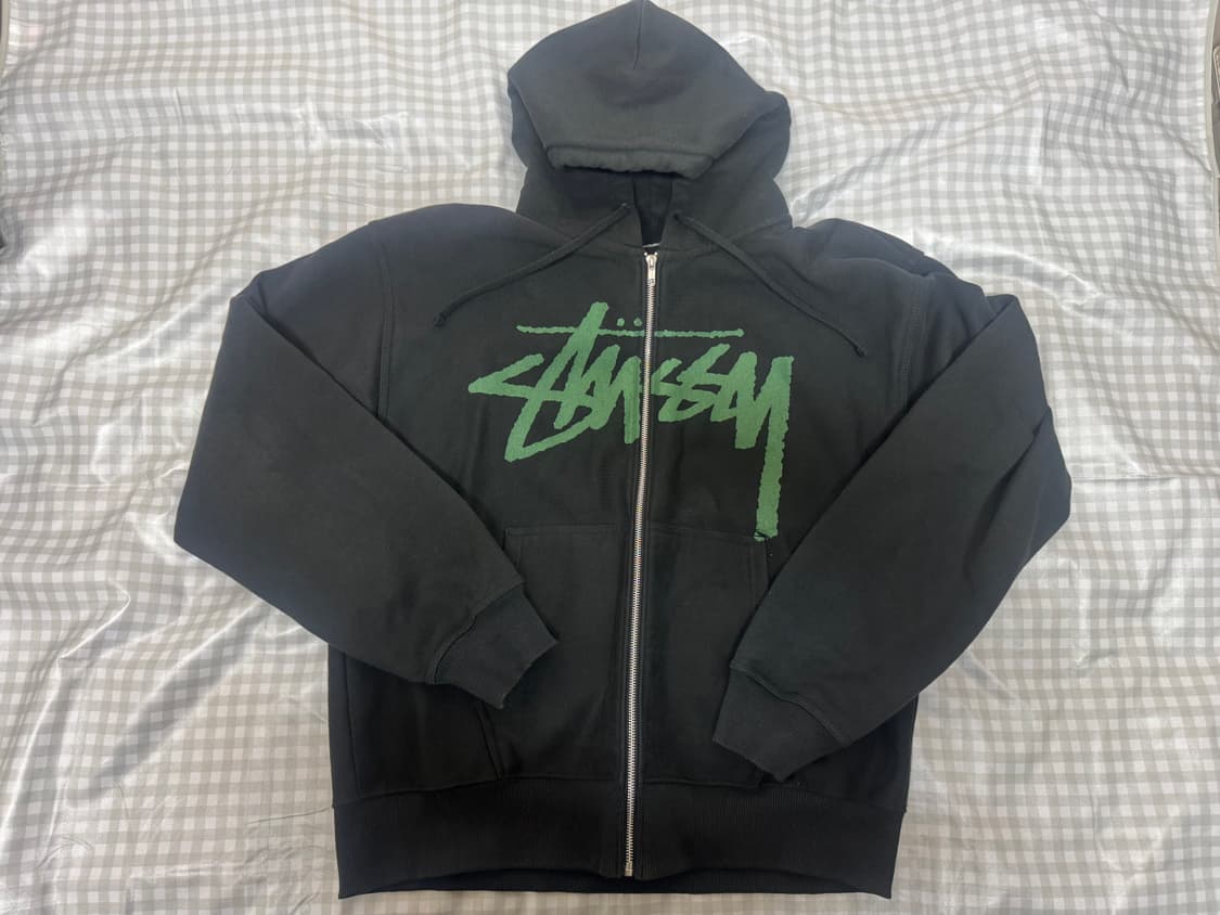 [XL] 스투시 비너스 후드집업 블랙 상품이미지1