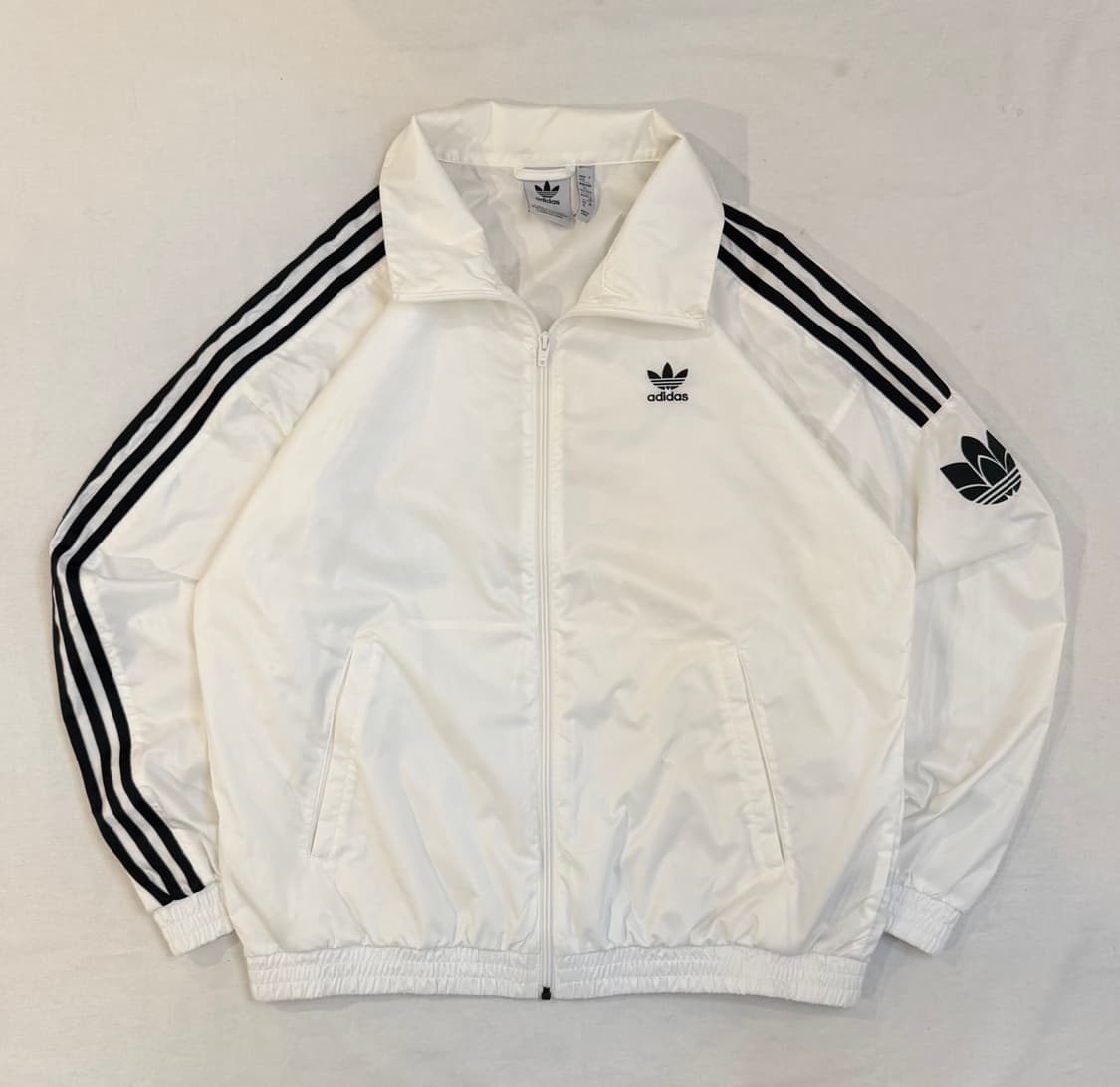 아디다스 파이어버드 락업 트랙탑 바람막이 화이트 상품이미지1