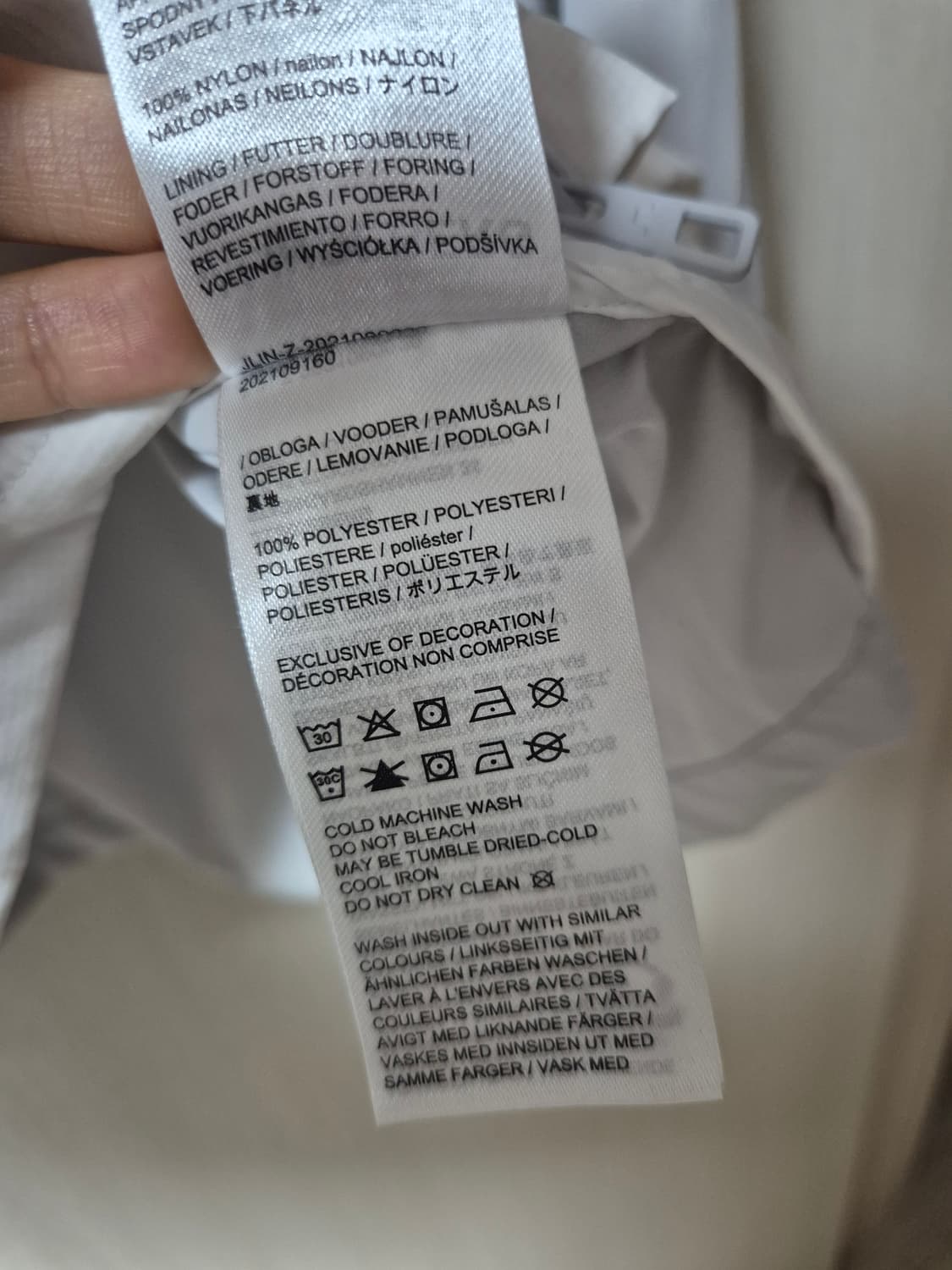 (21년) 제이린드 버그 집업자켓 바람막이 져지 점퍼 100 골프웨어 상품이미지8