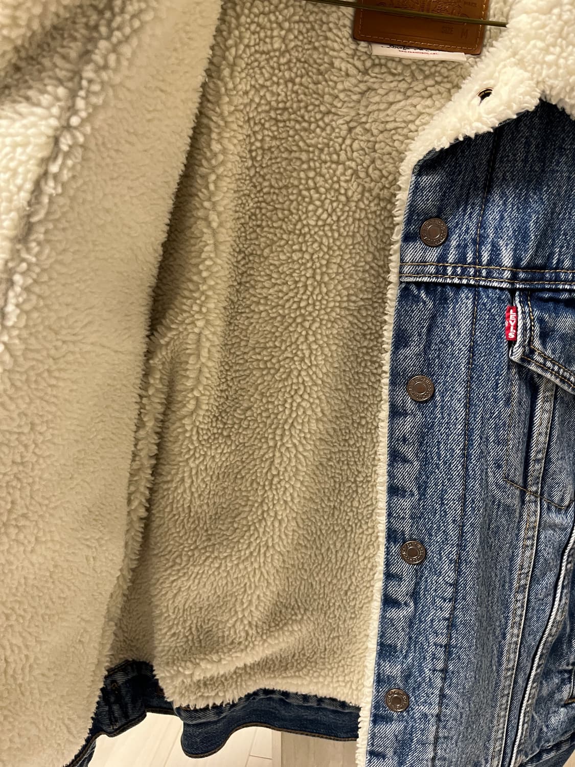 리바이스 쉐르파 데님자켓 여성M 상품이미지6