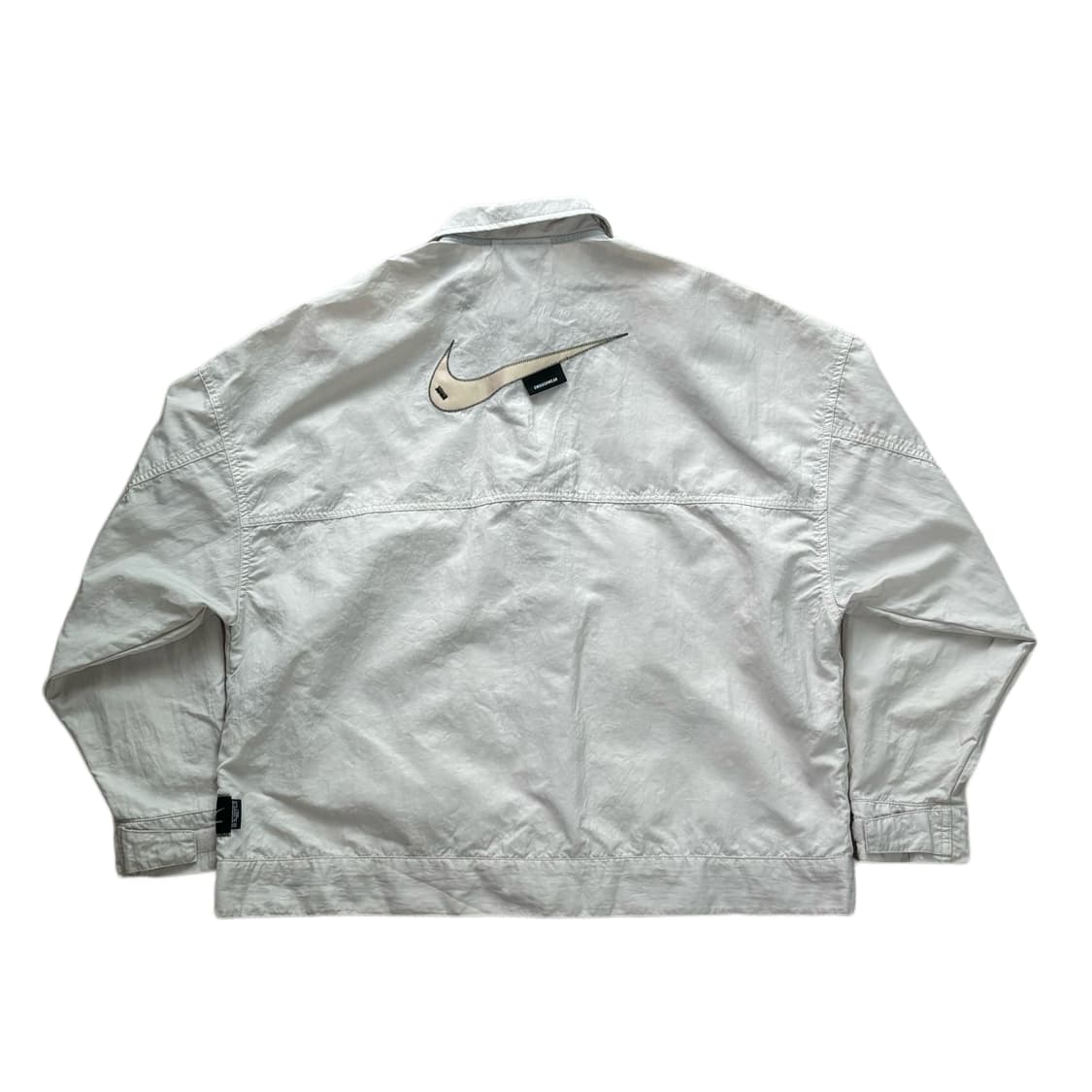 나이키 올드스쿨 나일론 바람막이 백로고 바스락 자켓 그 상품이미지1