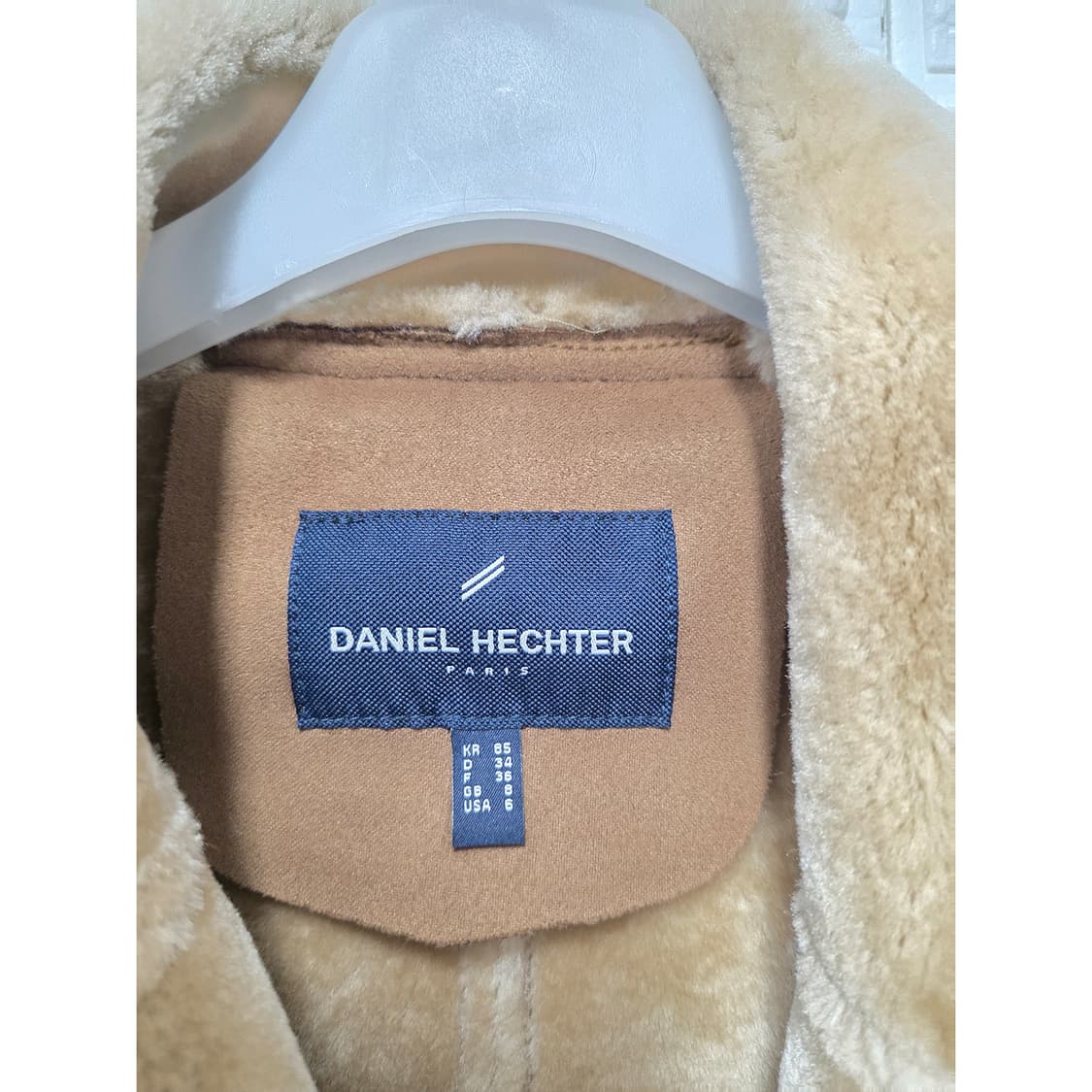 택포// 다니엘 에스떼 무스탕 롱 코트 S 상품이미지2