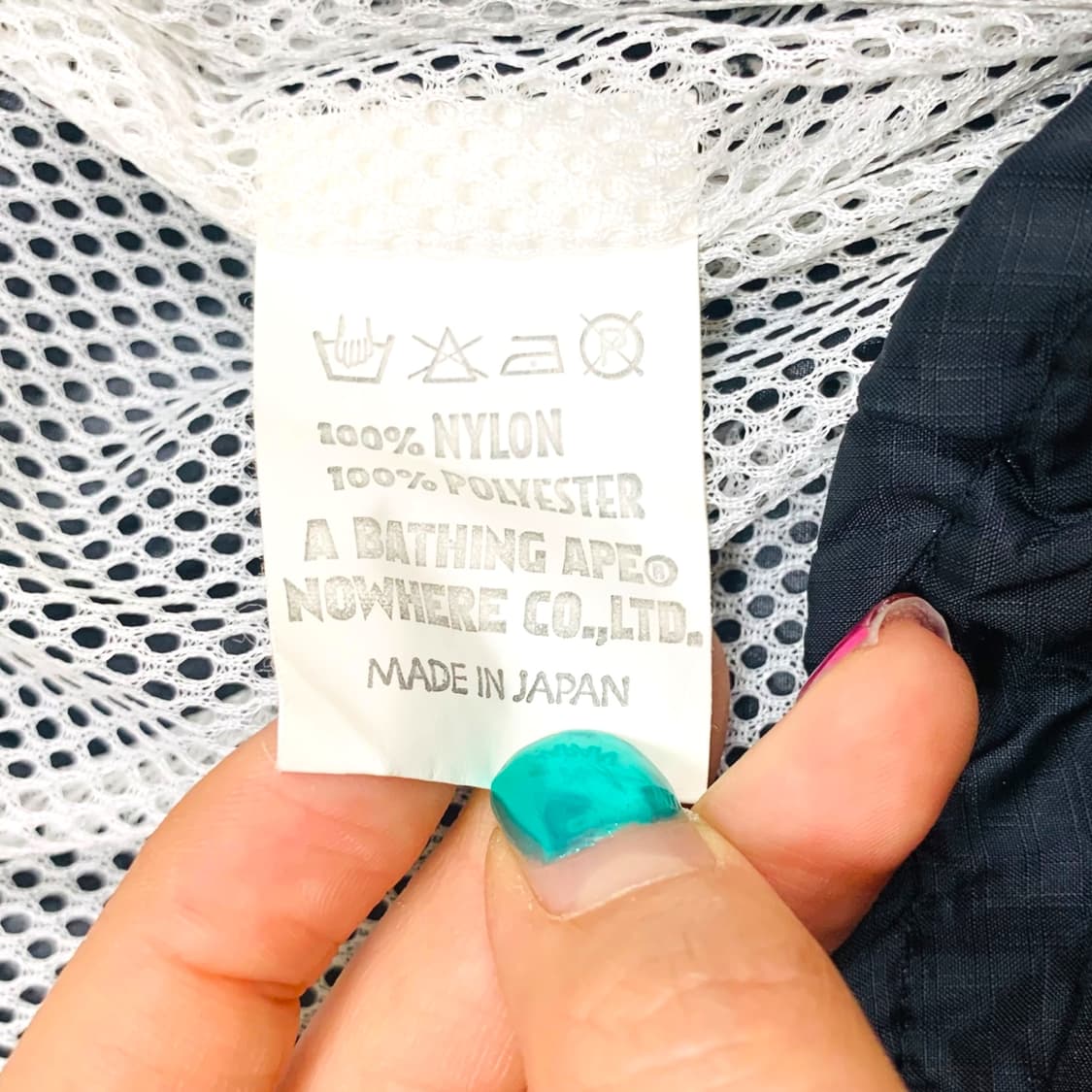 90s bape 베이프 초기 사이클 바람막이 상품이미지8