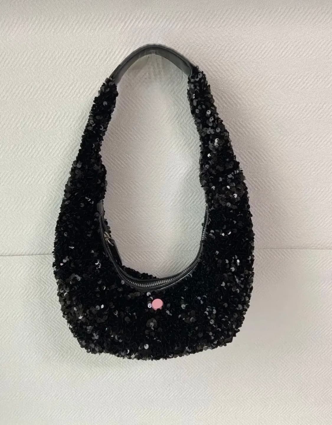 코이무이 스팽글 가방 블랙 상품이미지1