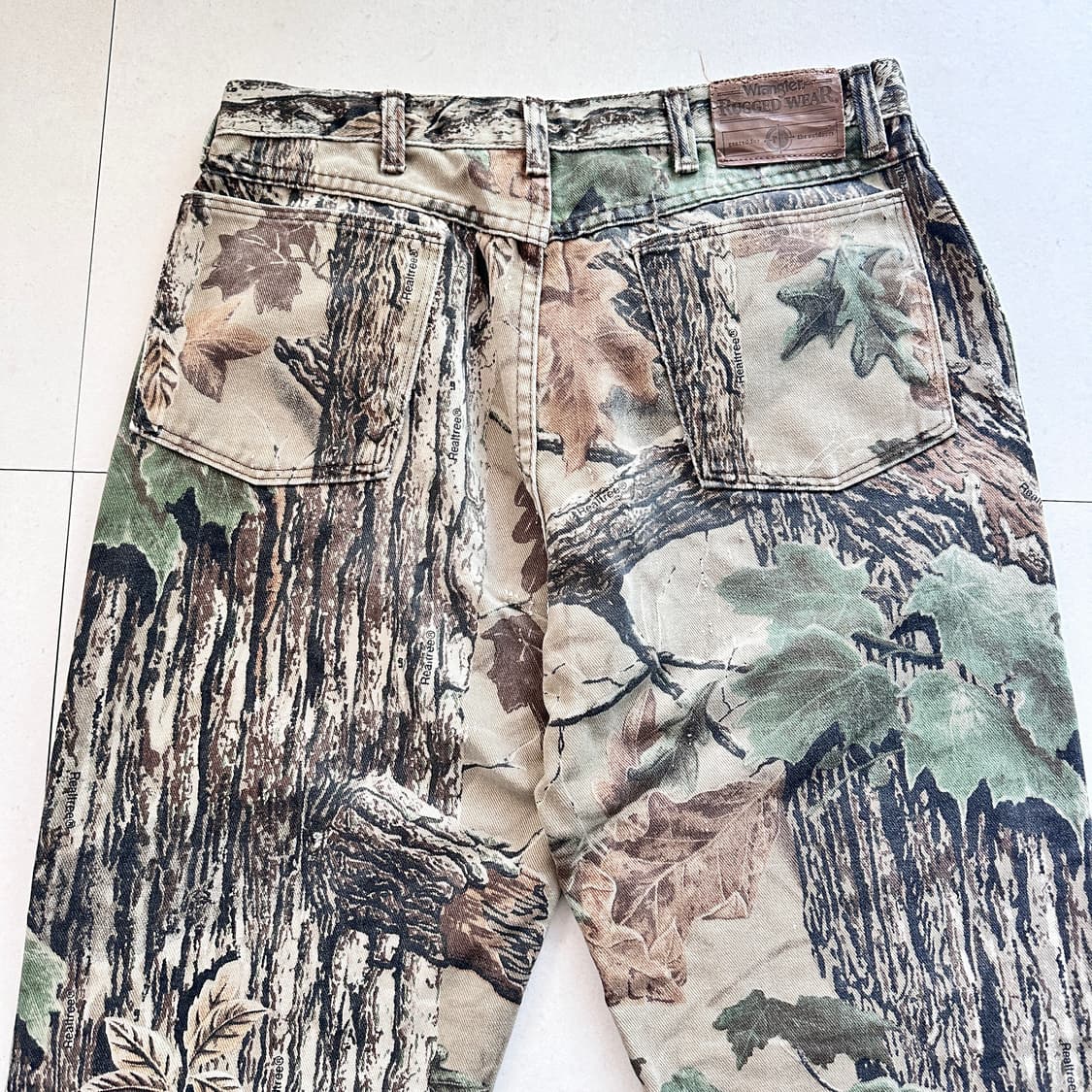 90s 빈티지 랭글러 리얼트리 카모 팬츠 34 MADE IN USA 상품이미지8