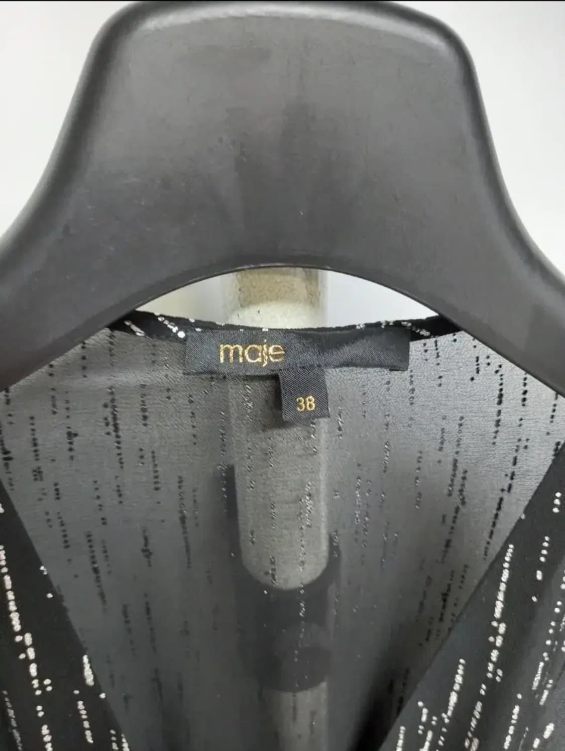 새 마쥬 MAJE  쉬폰 시스루 맥시 롱 원피스 55.66 상품이미지9