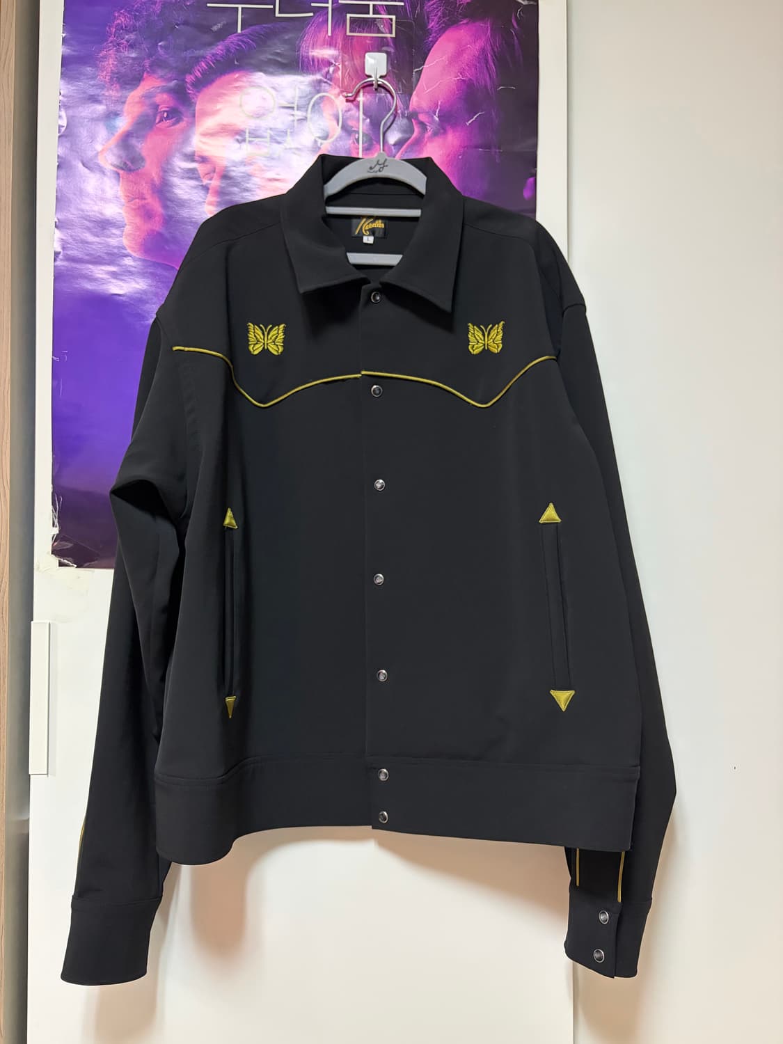 L 니들스 카우보이 파이핑 자켓 검노  상품이미지2