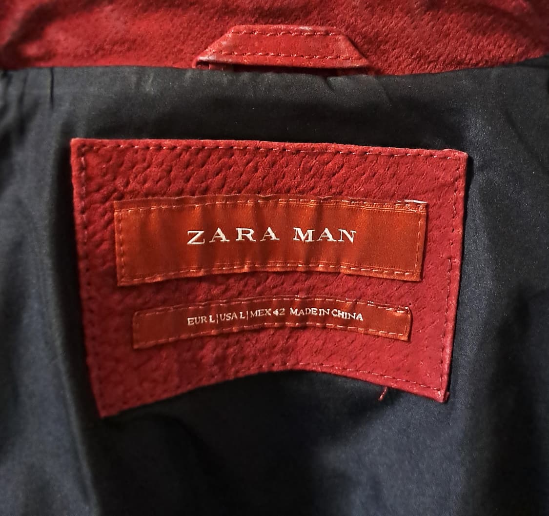 (택포) 자라 리얼레더 스웨이드 트러커 자켓 100-105 B772 상품이미지7