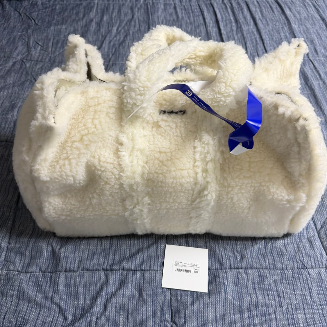 (OS) 써네이 플리스 텍스처 더플백 상품이미지3