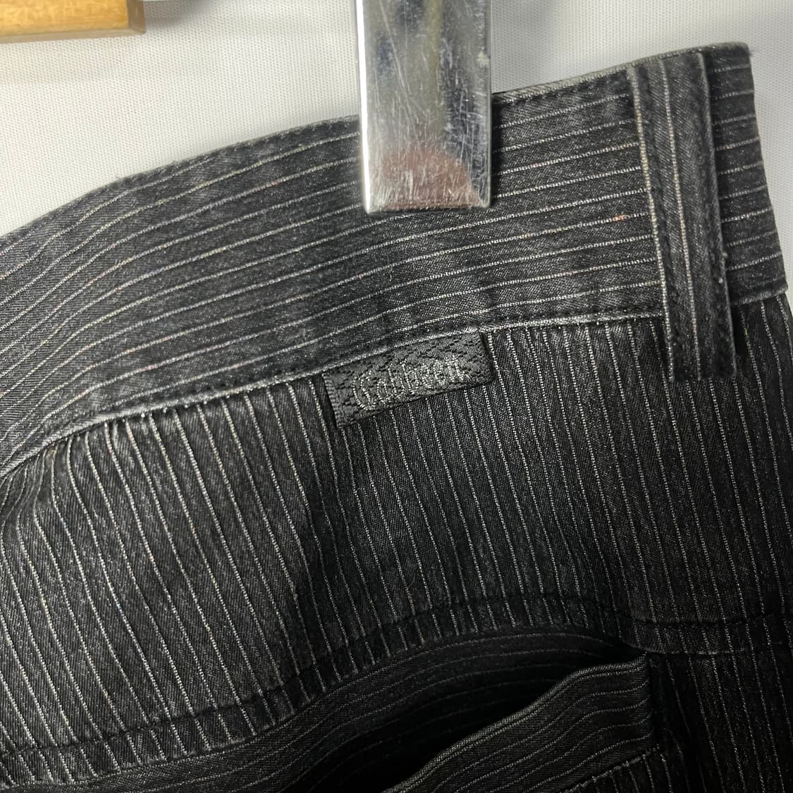 [Cabbeen] 빈티지 스트라이프 코튼 팬츠 상품이미지4