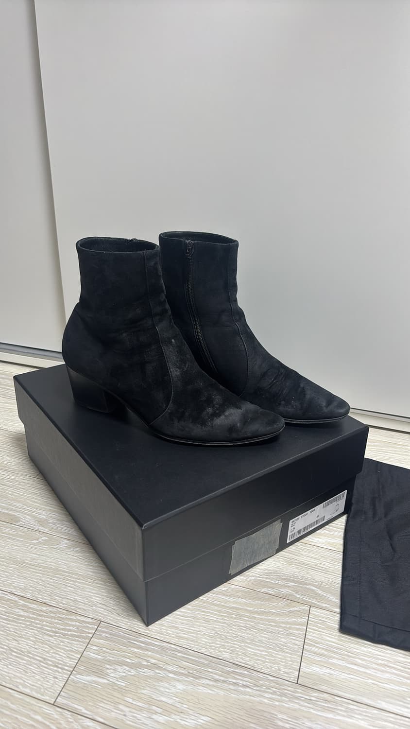 생로랑 바실리아 22fw 스웨이드 60mm 앵클부츠 41사이즈 상품이미지1