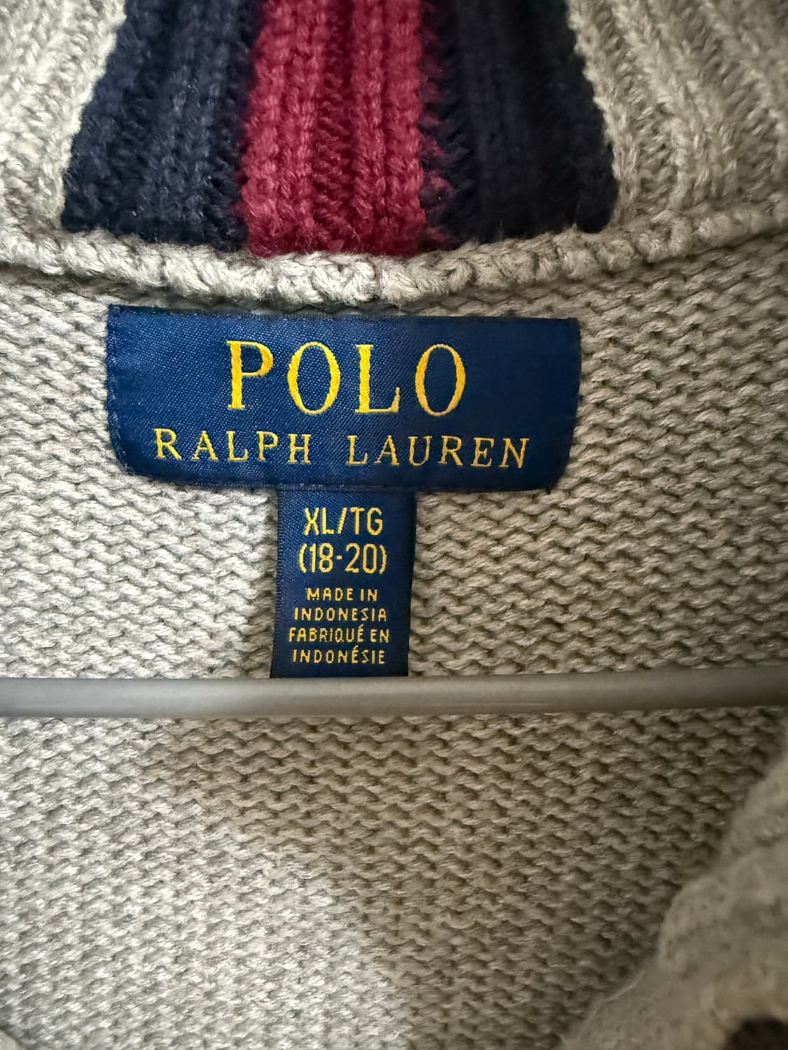 폴로 니트집업 상품이미지3
