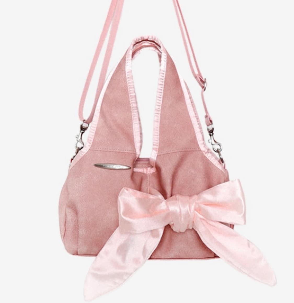 시월107 베이비보우백 핑크 상품이미지4
