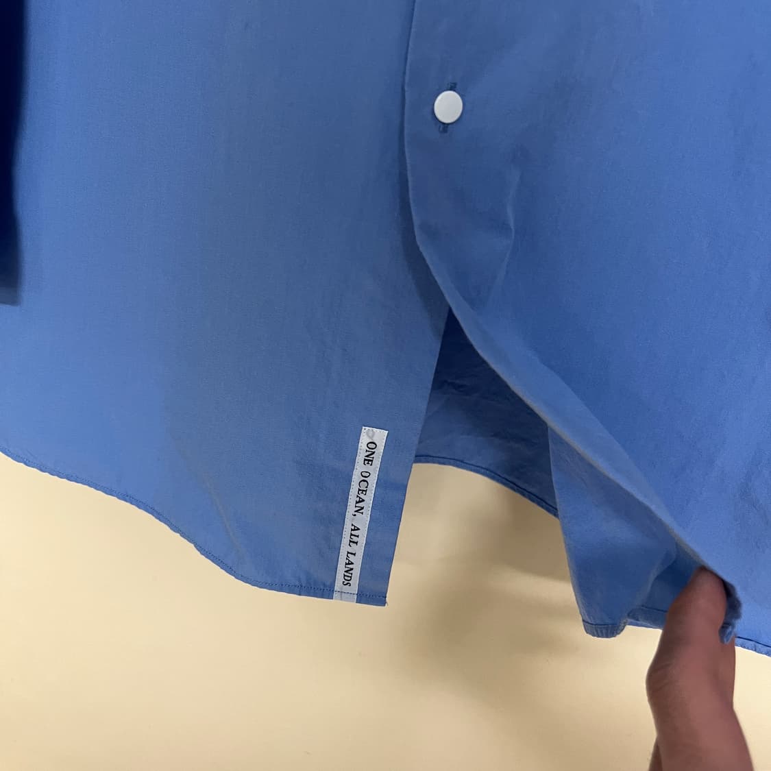 [M] 나나미카 윈드셔츠 삭스 블루 nanamica 상품이미지4