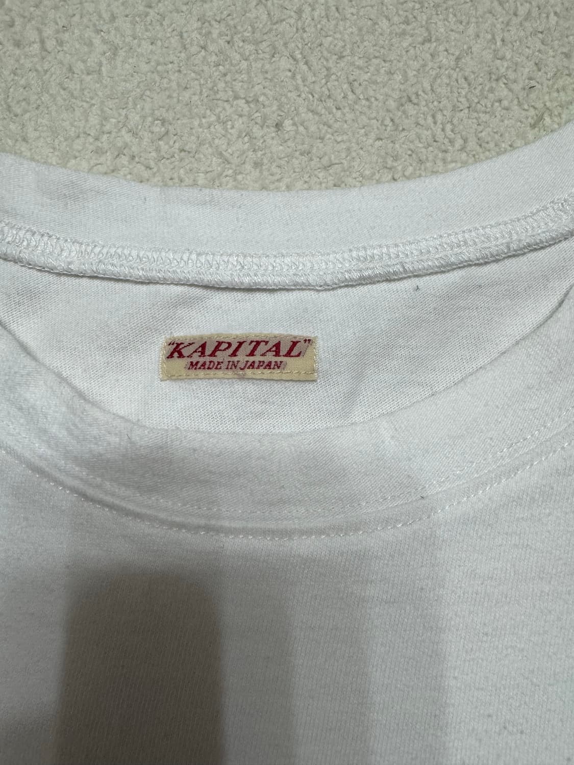 캐피탈 루키 크루 티셔츠 컨트리 패치 레드 XL 상품이미지3